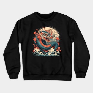 Japanese Dragon Crewneck Sweatshirt